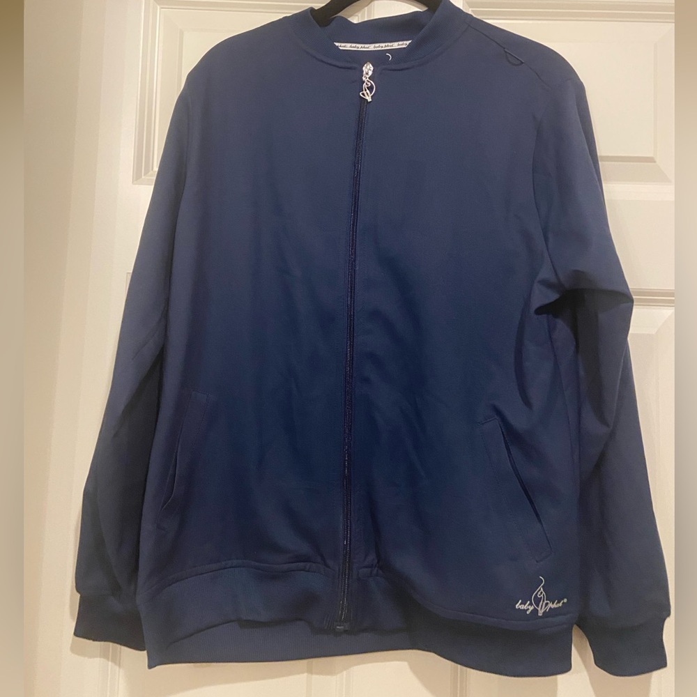 NWOT Y2K Baby Phat Streetwear Hip Hop Blue Bomber Jacket